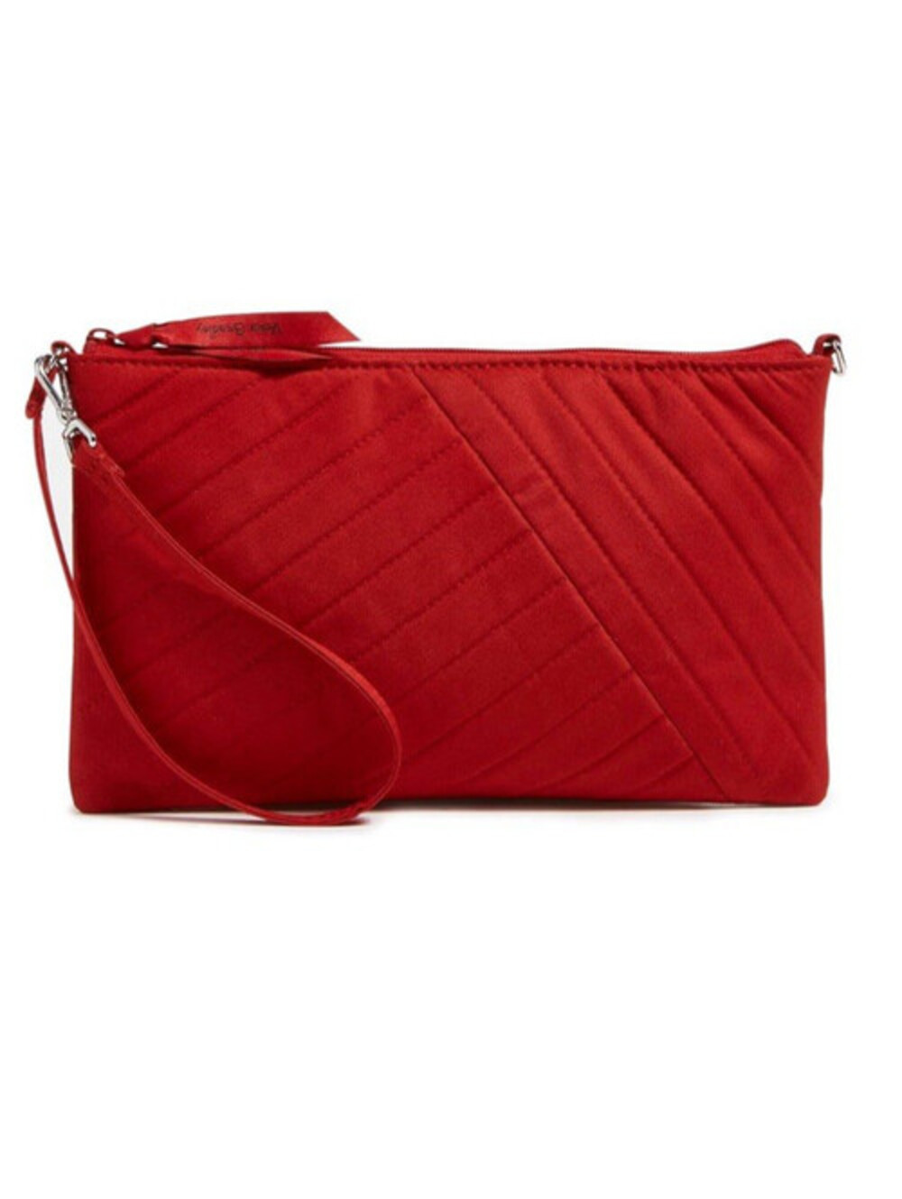 Vera Bradley Women's Outlet Recycled Cotton RFID Convertible Wristlet Bag Red